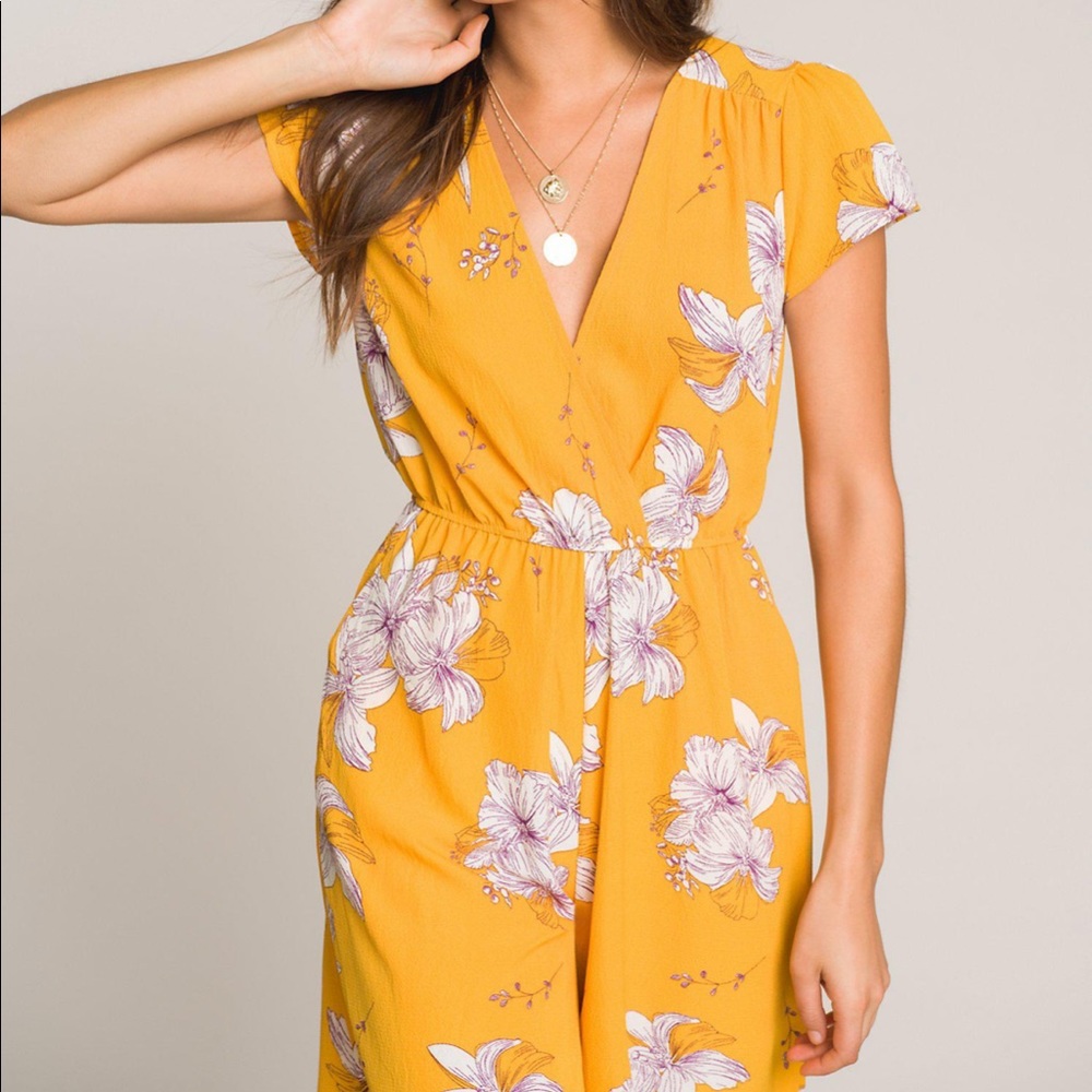 Floral Charlotte Russe Jumpsuit
